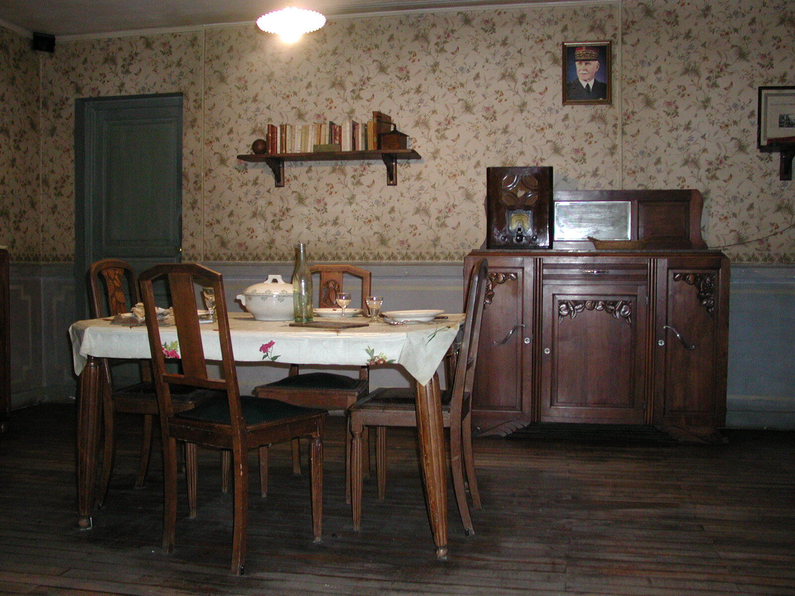 A 1940s kitchen reconstructed inside the CHRD