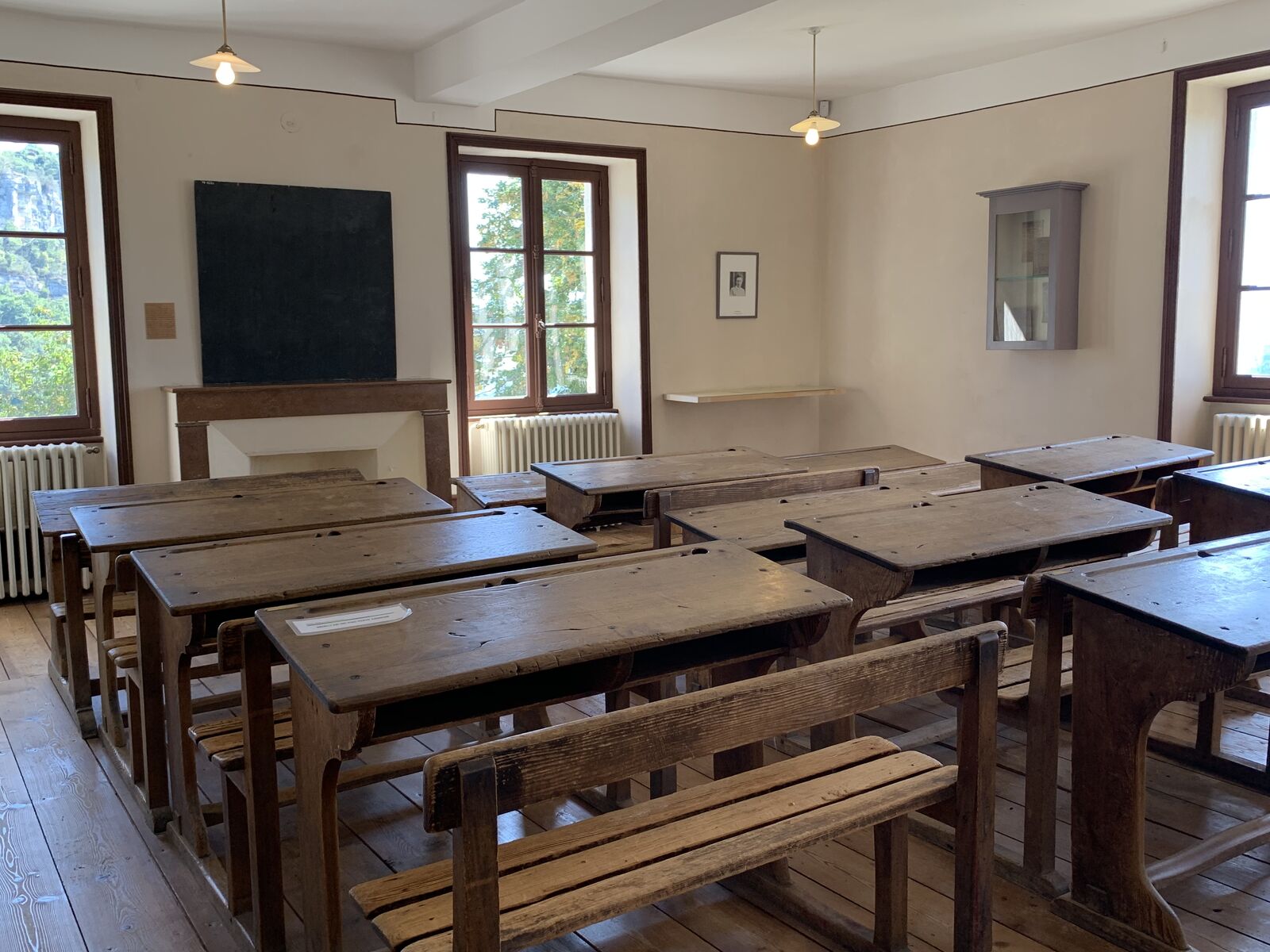 The classroom of the Maison d'Izieu